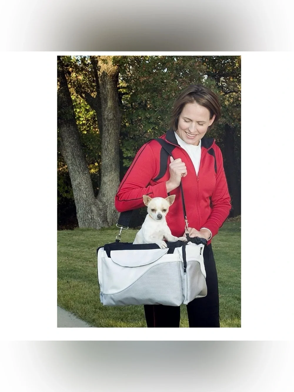 PetSafe Cream and Black Pet Car Booster Seat with Sunshade